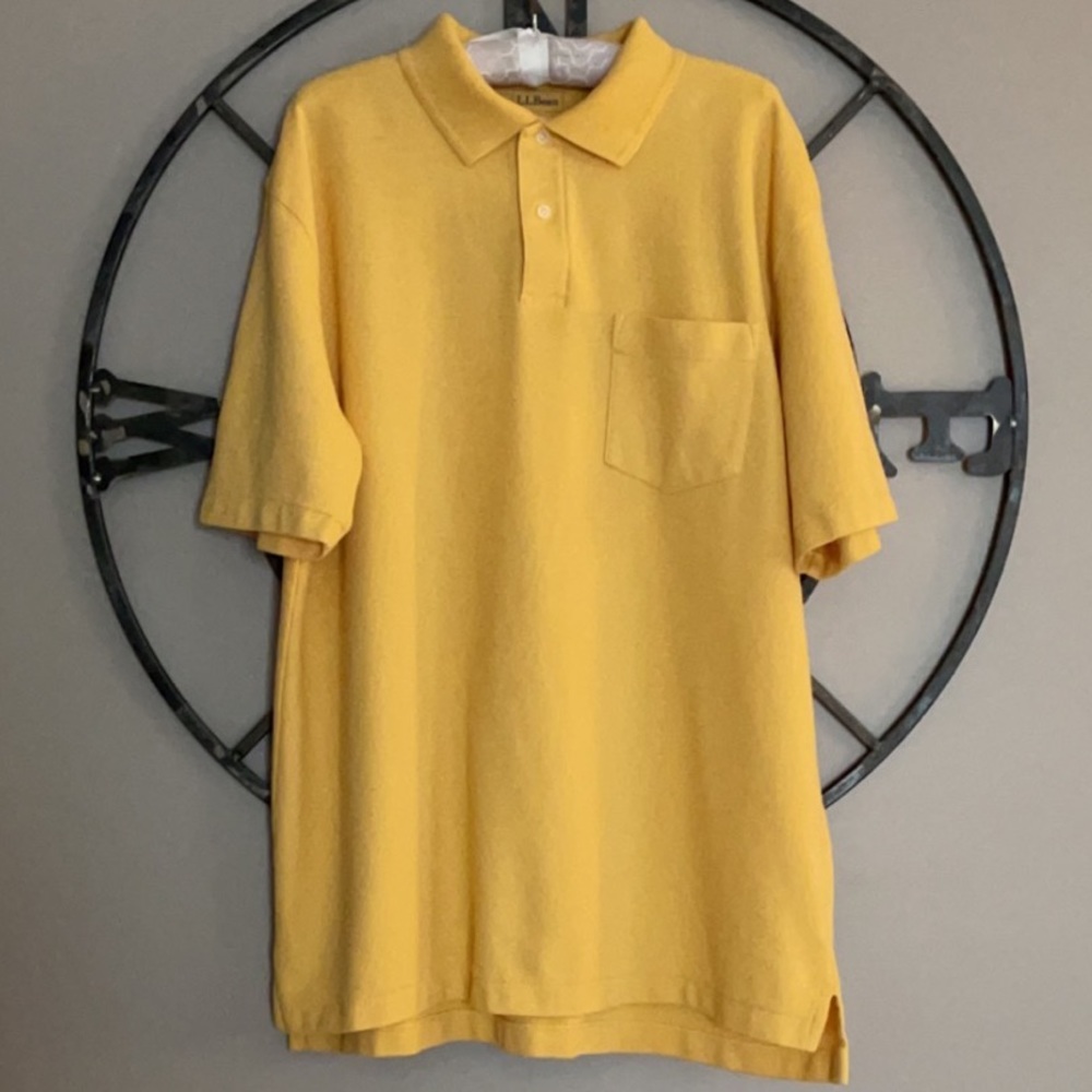 Mens L.L. Bean Short Sleeve Polo Shirt